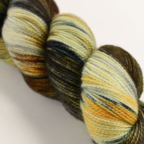 Miss Babs Babette Yummy 2-Ply Fingering Yarn SW Merino 400 Yards Coffee Break - Picture 2 of 4